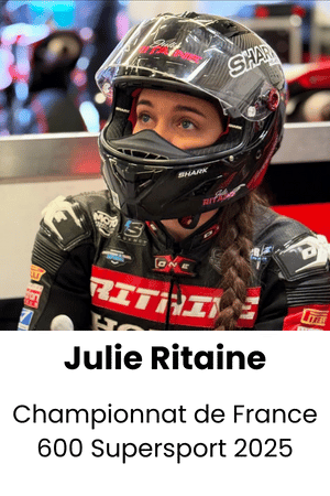 Julie Ritaine - Championnat de France 600 Supersport 2025