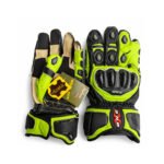Gants moto One-X noir jaune et blanc